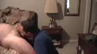 Hairy Bear Services a Muscular Daddy with a Deep Blowjob