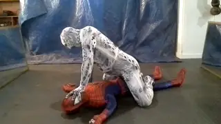 European Cosplay Spider Takes Doggystyle Pounding and Facial