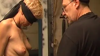 Petite Blonde MILF Endures Dungeon Bondage