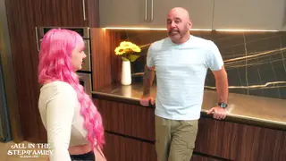 Stepdaughter Rides Deep Before Taking Facial and Mouthful