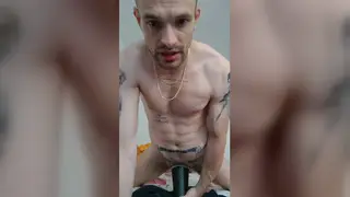 Inked Jock Dominates Bottom POV With Verbal Commands