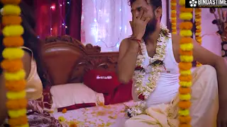 Cheating Indian Bride Sneaks Anal and Oral with Her Boyfriend on Wedding Night