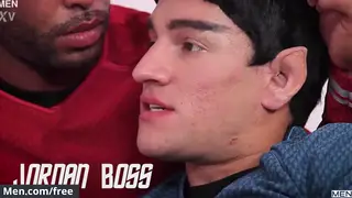 Muscular Hunk Takes a Rough Deep Throat Before Bareback Pounding