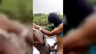 Mature Ebony Couple Enjoys Raw Anal and Oral Exchange