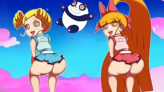 Women Shake Round Asses in Playful Dance