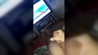 Solo Guy Strokes Himself to the Edge in Amateur Clip