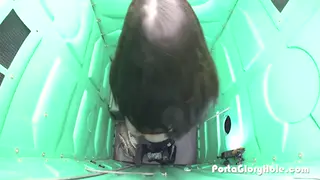 Teen Tries First Gloryhole With Multiple Strangers