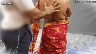 Busty Indian MILF Takes Creampie from Older Roommate