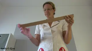Brunette MILF Examines Student in Hospital Roleplay