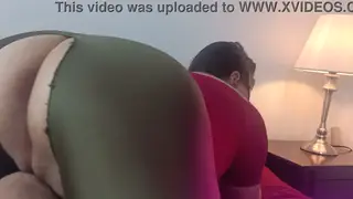 Busty Curvy Wife's Friend Gives Intense Blowjob