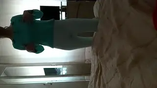 Curvy Roommate Drains Cock With Wet Blowjob Finish