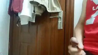 Solo Guy Finishes Quickly on Camera