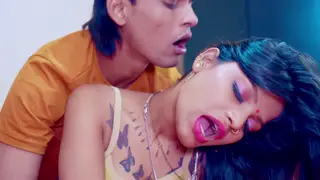 Indian Roommate Enjoys Passionate Bedroom Session with Curvy Partner
