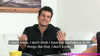 Blonde Auditionee Delivers a Slow Blowjob During Casting