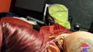 Curvy MILF Delivers Sloppy Blowjob for Client