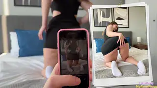 Curvy Woman Rides Her Stepbrother Hard in POV