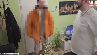 Straight Student Delivery Guy Convinced Into His First Blowjob