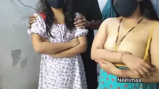 Indian Brunettes Share a Passionate Threesome