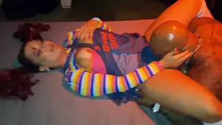 Curvy MILF Seduces Brother-in-Law at Halloween Bash