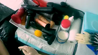 Nurse Explores Deep Anal Fisting in Clinical POV