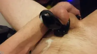 Locked Stud Reaches Anal Orgasm in Chastity