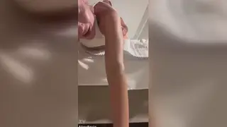 Blonde Latina Gives Wet Blowjob to Her Boyfriend
