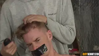 European Twink Endures Bondage and Deep Throat