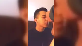 Uniformed Teacher Bends His Student Over the Desk Bareback