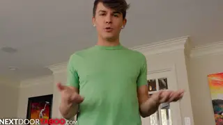 Teen Twink Trades POV Blowjob for Stepbrother's Car Keys
