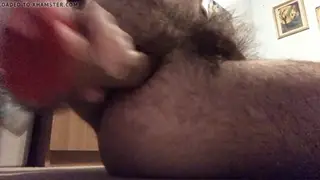 Hairy Daddy Guides Twink Through First Toy Play