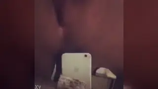 Amateur Shows Off Round Backside in Brief Clip