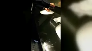 Uniformed Latino Officer Receives a Steamy Bathroom Blowjob