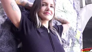 Curvy European Teen Auditions for First Anal Casting