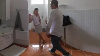 Petite MILF Takes Landlord Doggystyle for Rent