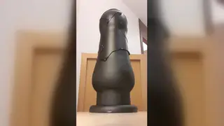 European Teen Tries a Massive Anal Plug for the First Time POV