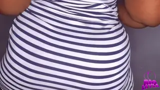 Amateur Tease Flashes Outdoors In Trailer Clip