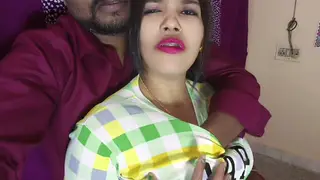 Indian Couple Explores Each Other With Eager Fingers