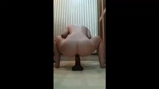 Petite Student Rides Fantasy Dildo to Creampie