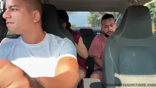 Latino Hunk Orgy Ends in Bareback Creampie Outdoors