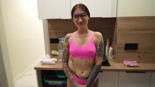 Petite Brunette Takes Deep Anal in POV Missionary
