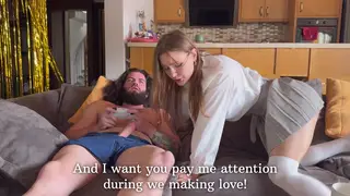 Wife Takes Anal Creampie and Facial from Husband