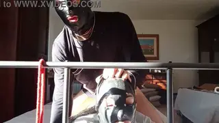 Latina MILF Bound In Stockings Takes Anal