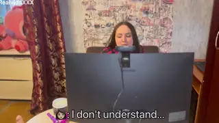 European Wife Performs Anal Webcam Show While Husband Films POV