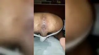 Three Latino Men Share Intense Threesome Action