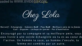 French Amateur Woman Masturbates Solo with Audio