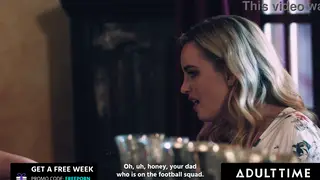Threesome Ends With Cumshot After Rimming And Foot Play