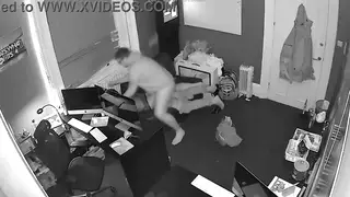 Amateur Performer Takes Raw Loads During a Live Office Cam Show