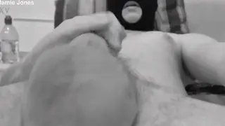 European Guy Strokes Hard Cock Solo