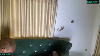 Busty Woman Receives Facial from Handyman After Blowjob