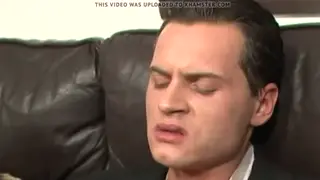 Muscular Guy Takes a Messy Facial from His Partner